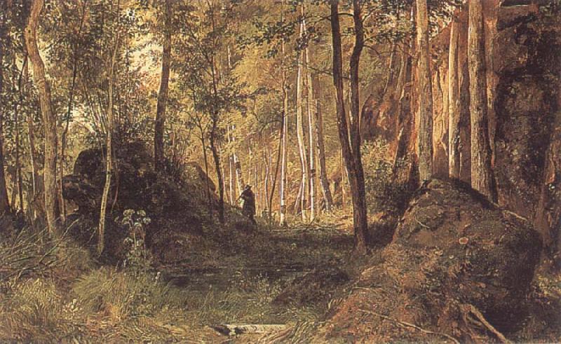 Ivan Shishkin Landscape with a Hunter Germany oil painting art